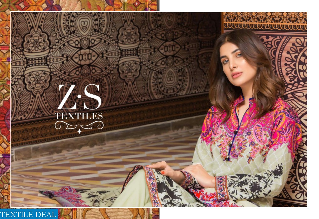 Zs kalyan printed lawn collection Wholesale pakistani dress material